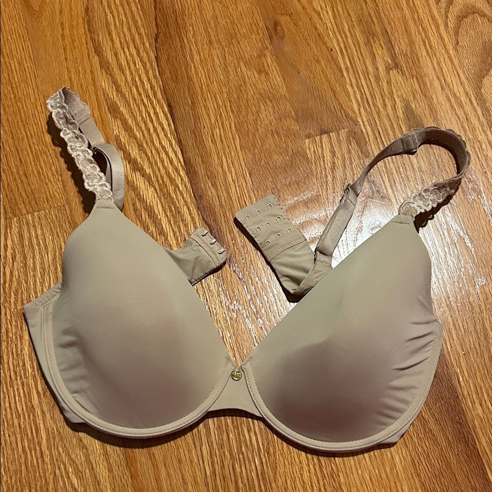 Natori Pure Lixe Nude Contour T-Shirt Bra with Lace Straps